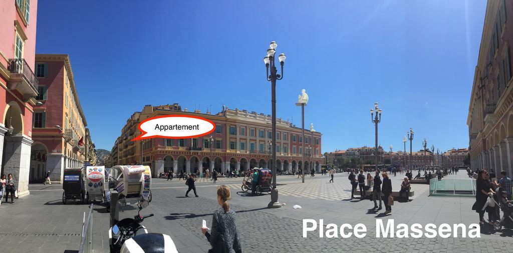 2 Bedrooms Appartement In Central Location On The Famous Place Massena ニース エクステリア 写真