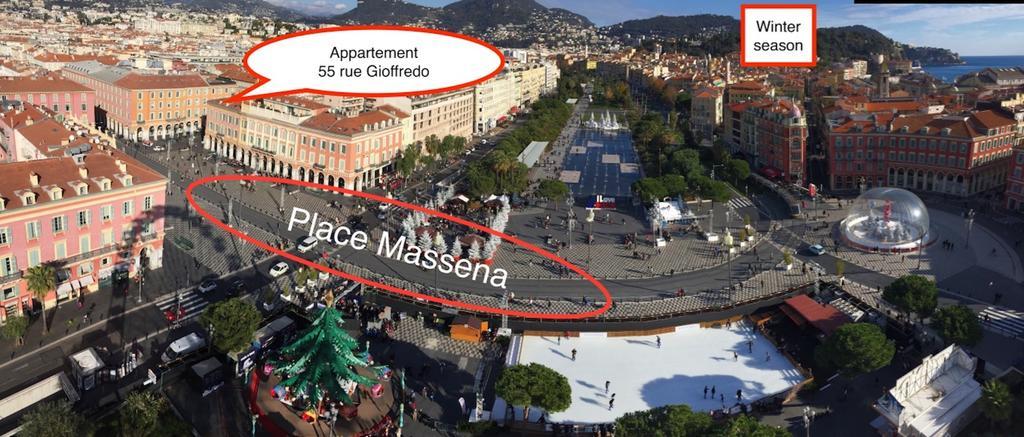 2 Bedrooms Appartement In Central Location On The Famous Place Massena ニース エクステリア 写真